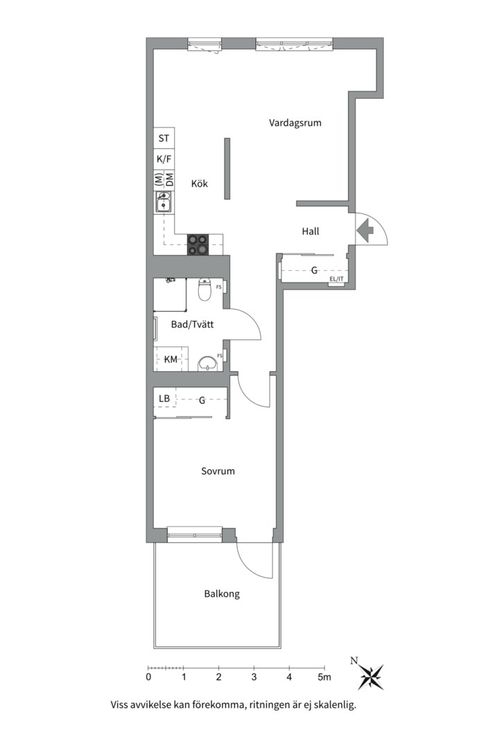 Planlösning från Kryddblandargatan 11, Såld i Kungsängen, Uppsala
