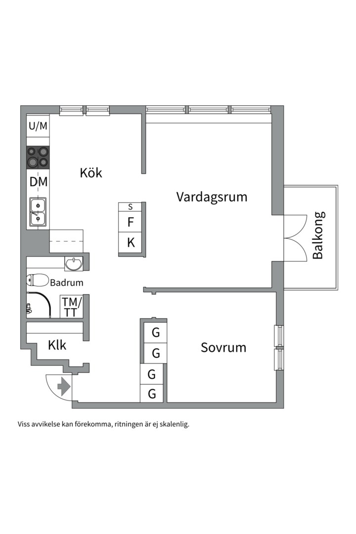 Planlösning från Edinsvägen 6, Till salu i Ektorp, Nacka