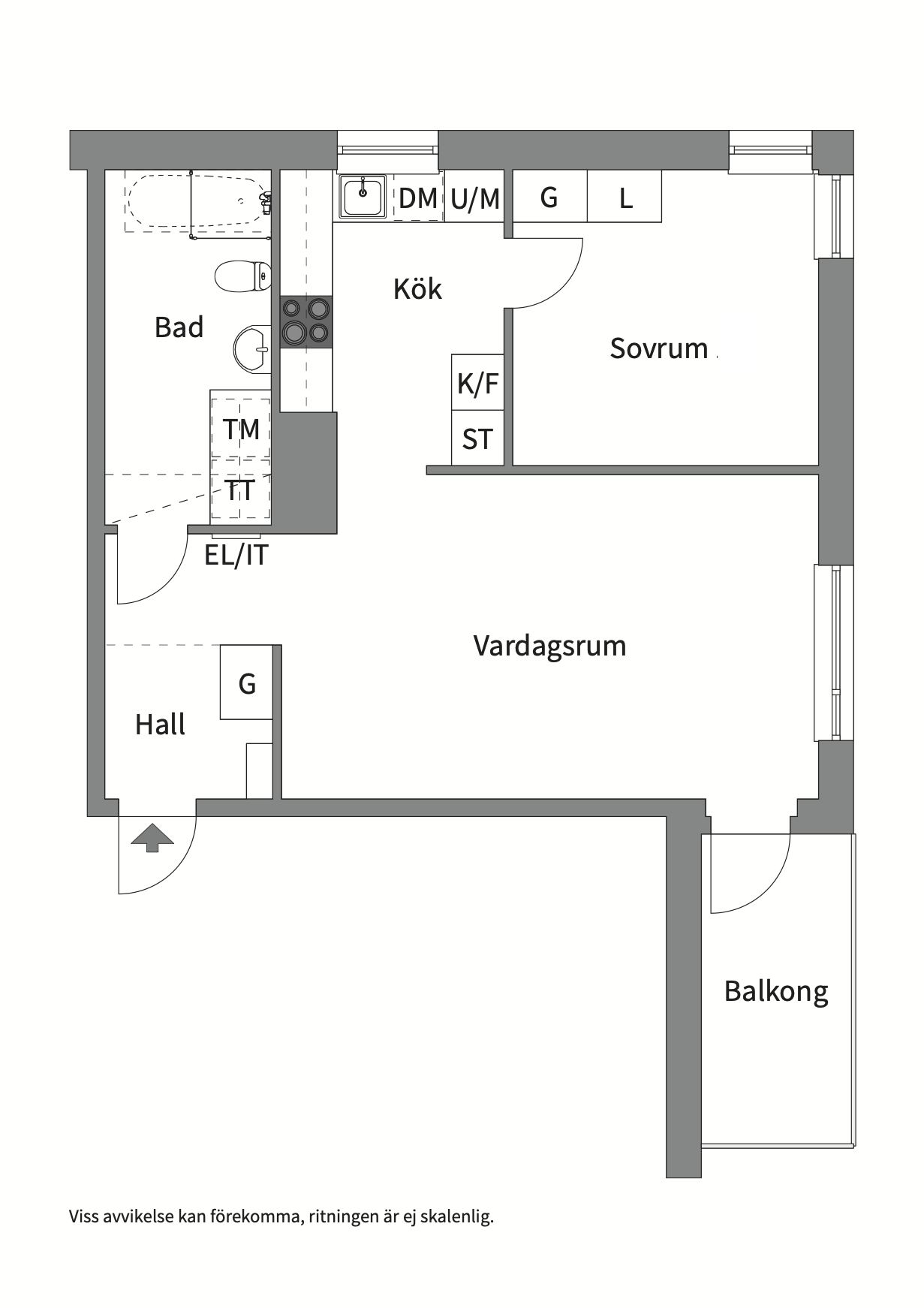 Bostadsbild från Tollareslingan 26, 12/12 tr, Såld i Tollare, Nacka