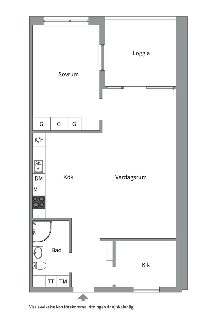 Planlösning från Sankta Ursulas väg 2AA, Såld i Blåsbo, Västerås