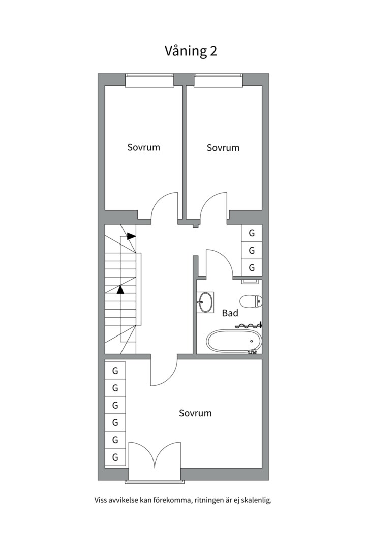 Planlösning från Idunslingan 7, Såld i Skälby, Järfälla