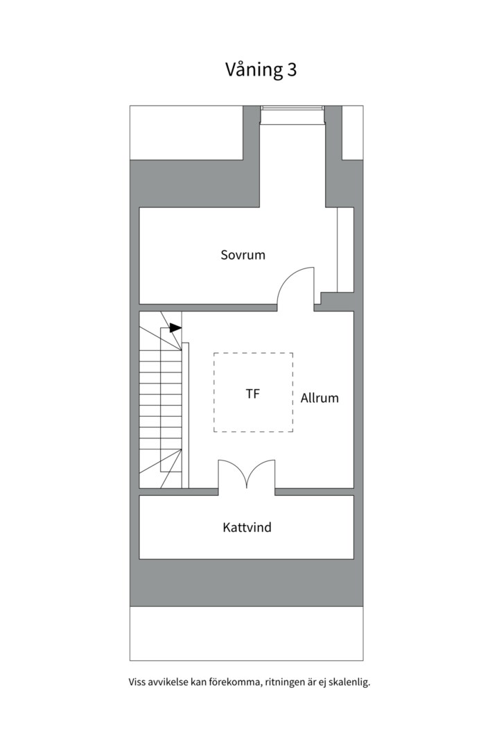 Planlösning från Idunslingan 7, Såld i Skälby, Järfälla