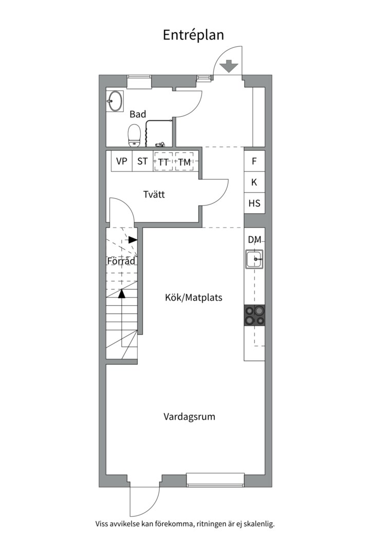 Planlösning från Idunslingan 7, Såld i Skälby, Järfälla