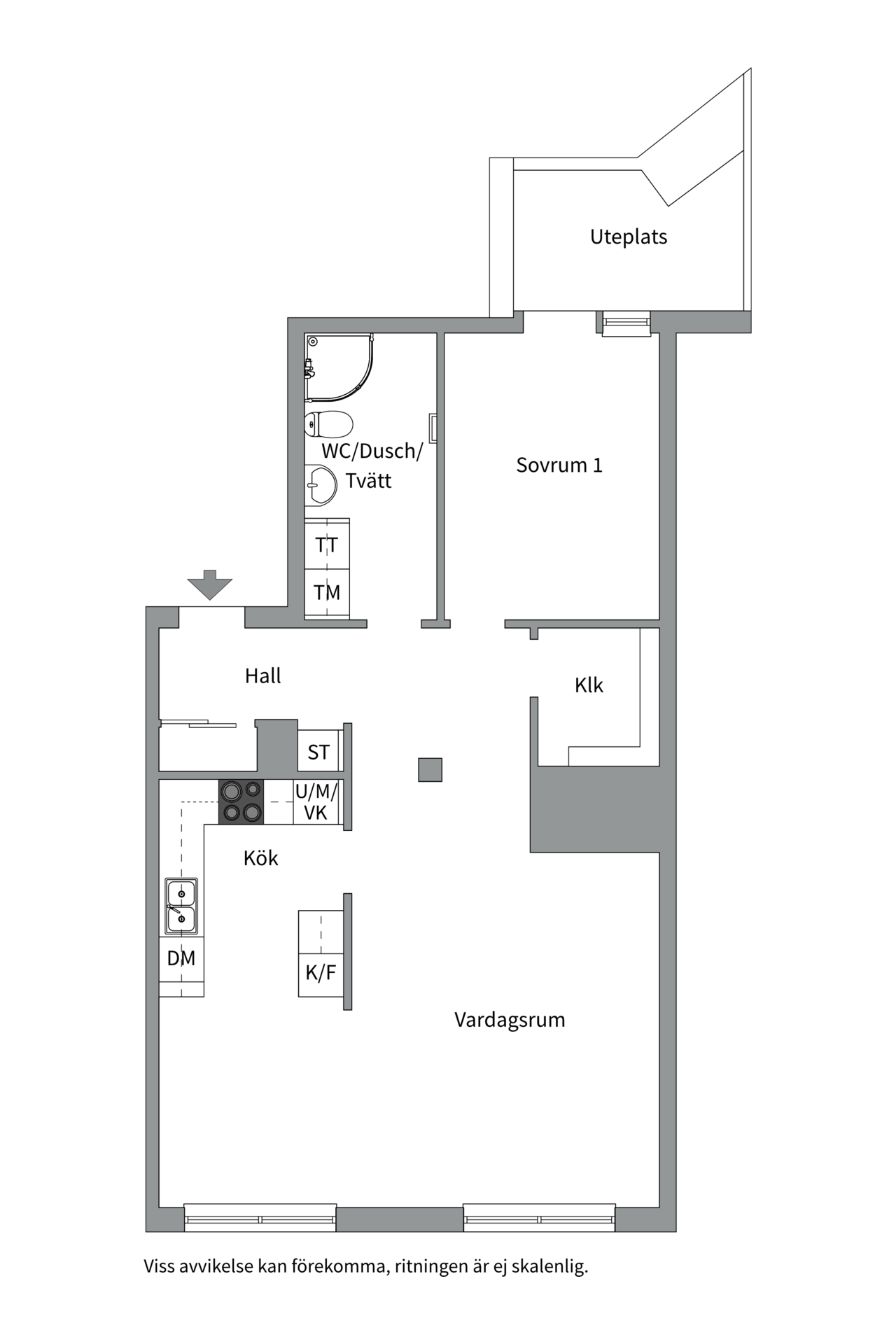 Bostadsbild från Eddagatan 1A, Såld i Centrum, Uppsala