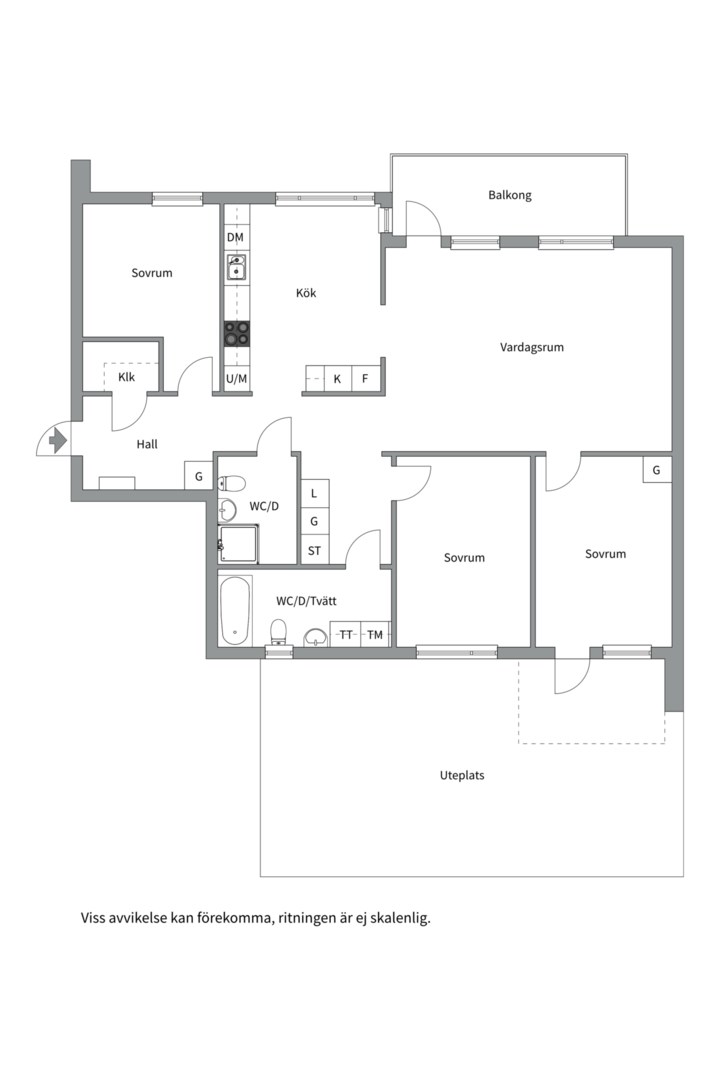 Bostadsbild från Siktargatan 32, Såld i Kungsängen, Uppsala