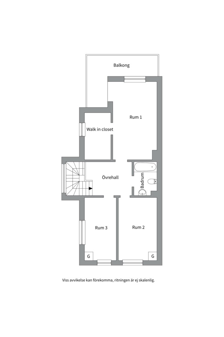 Planlösning från Kils gårdsväg 6A, Såld i Insjön, Nacka