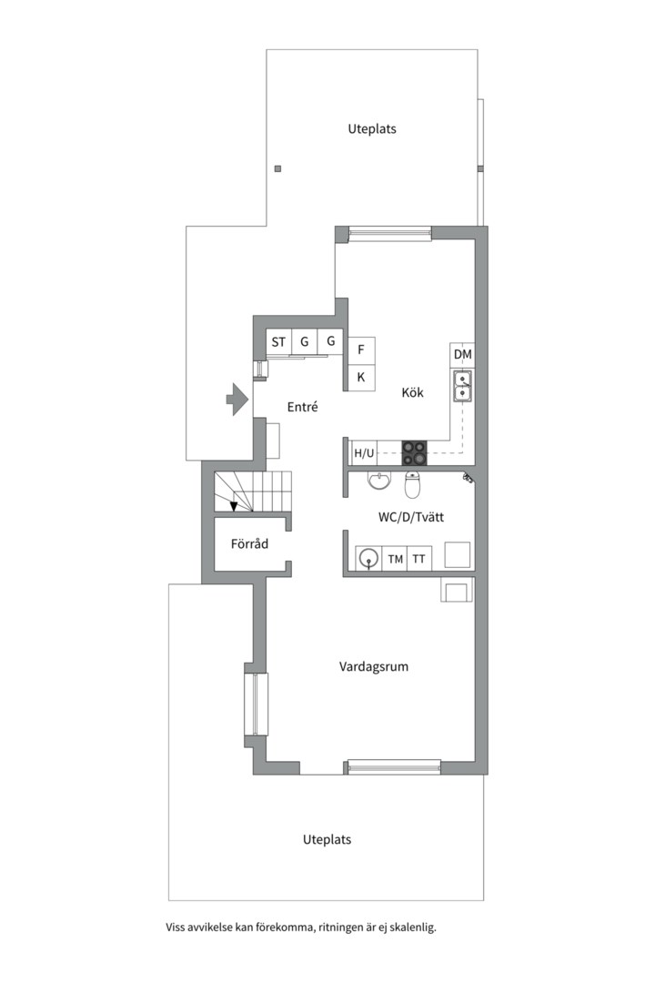 Planlösning från Kils gårdsväg 6A, Såld i Insjön, Nacka