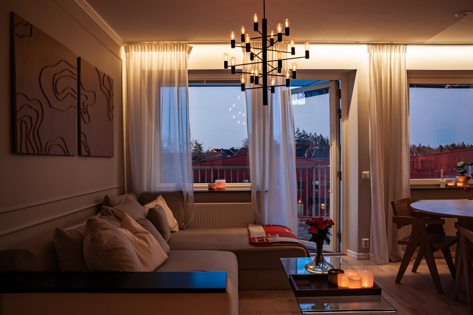 Bostadsbild från Hedenströms väg 13, Kommande i Tollare, Nacka