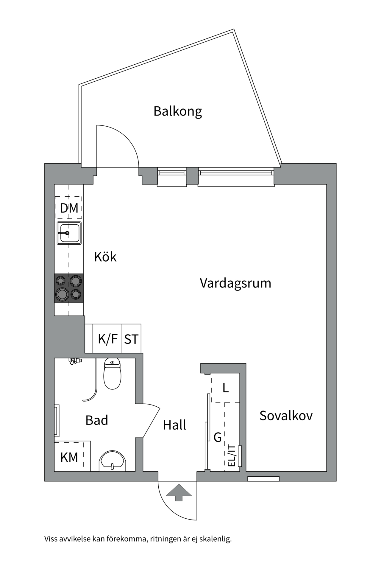 Bostadsbild från Mältargatan 13B, Såld i Kungsängen, Uppsala