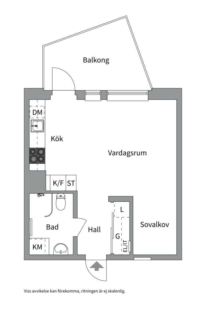 Bostadsbild från Mältargatan 13B, Såld i Kungsängen, Uppsala