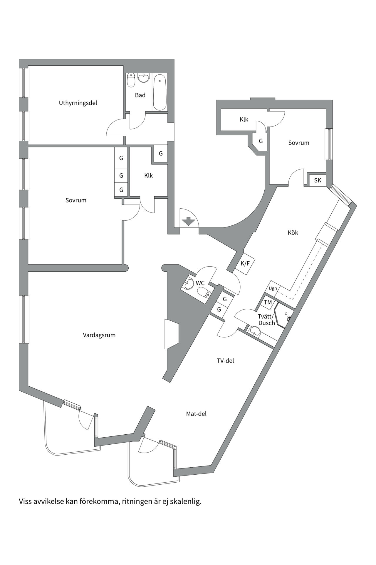 Bostadsbild från Börjegatan 5A, Såld i Främre Luthagen, Uppsala