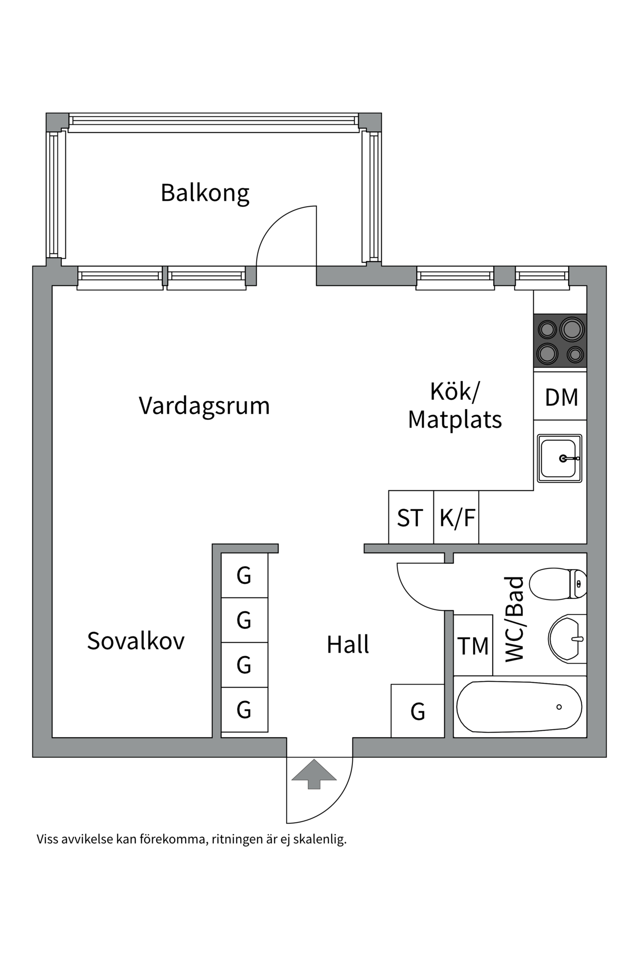 Bostadsbild från Skarpövägen 45, Såld i Västra Orminge, Nacka