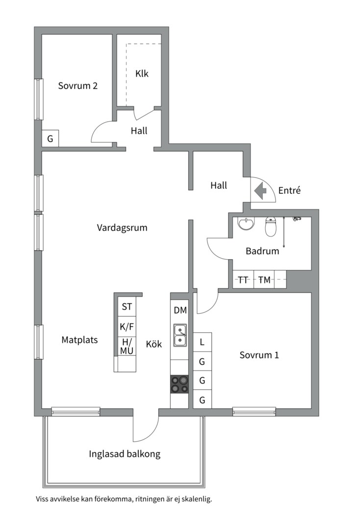 Planlösning från Publikvägen 9, 1 tr, Såld i Porslinskvarteren, Värmdö