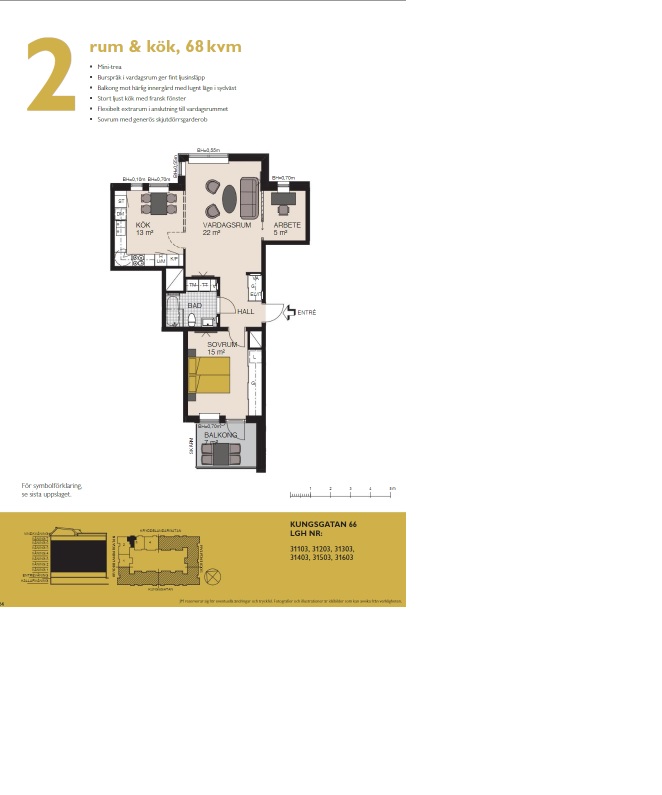 Planlösning från Kryddblandargatan 7, Såld i Kungsängen, Uppsala