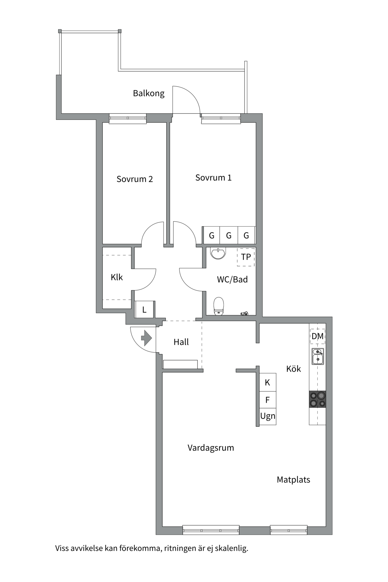 Bostadsbild från Bäverns gränd 15A, Såld i Centrum, Uppsala