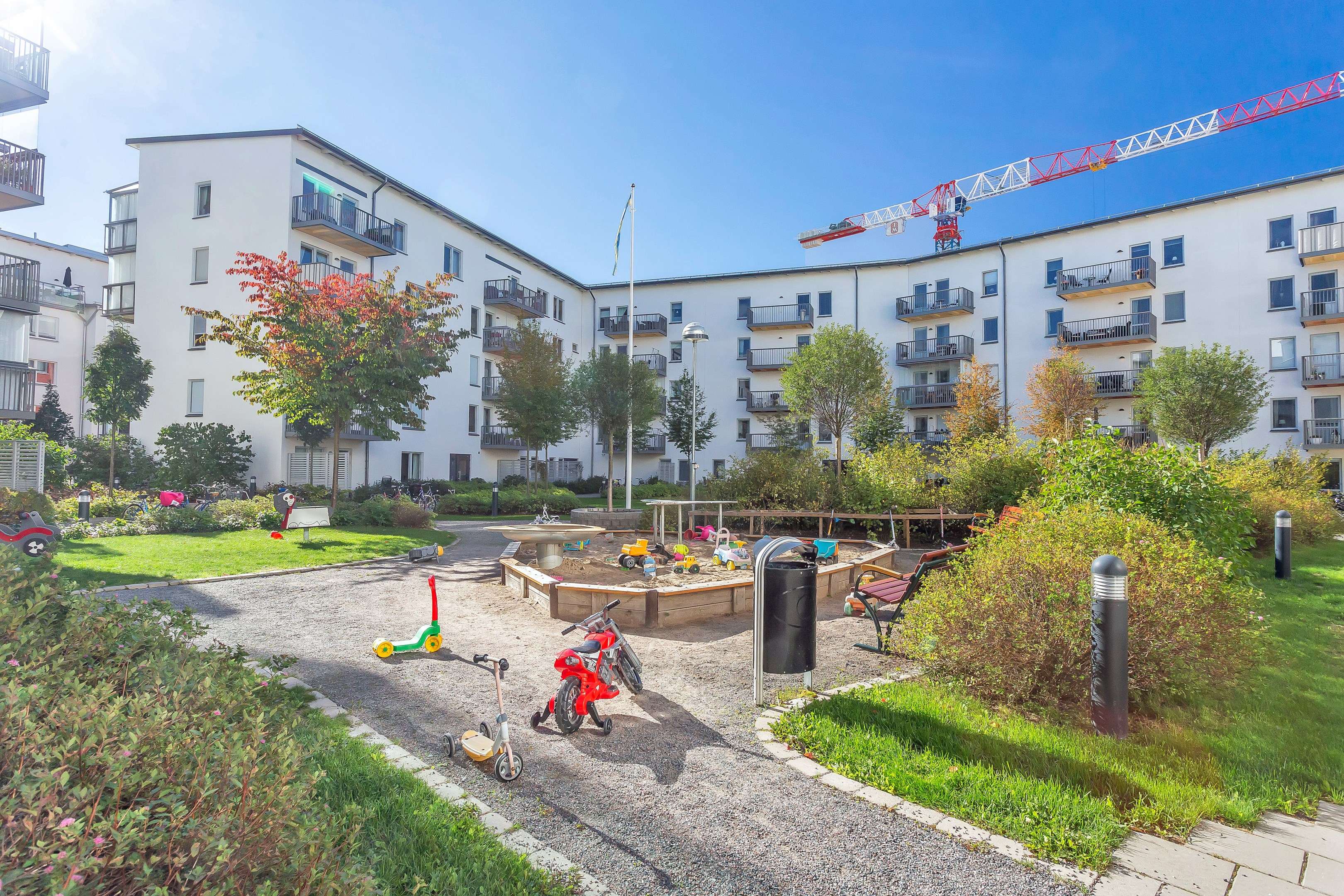 Bostadsbild från Torngatan 16, Kommande i Kapellgärdet, Uppsala