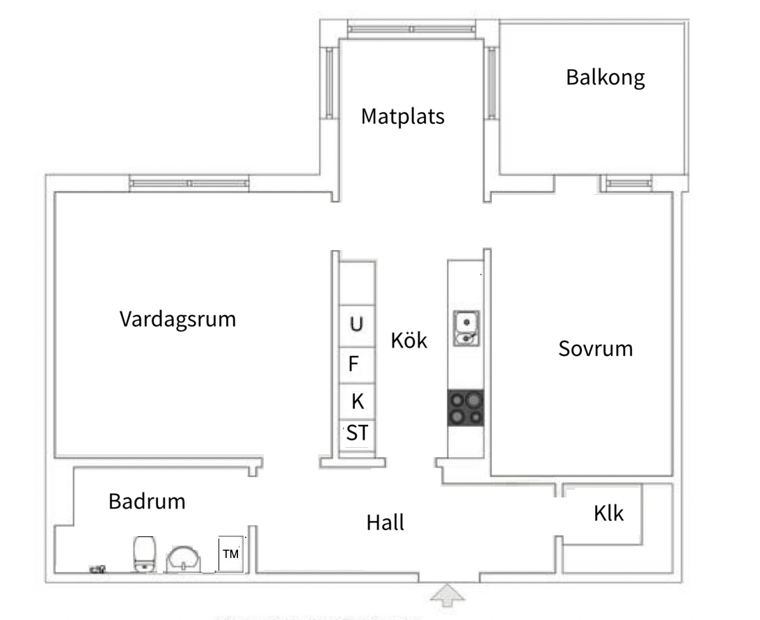 Bostadsbild från Fyrspannsvägen 62, Såld i Jarlaberg, Nacka