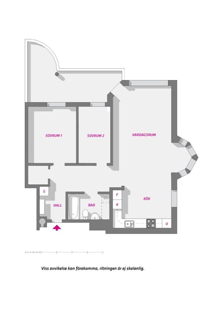 Bostadsbild från Narvavägen 81, Såld i Krumeluren, Västerås