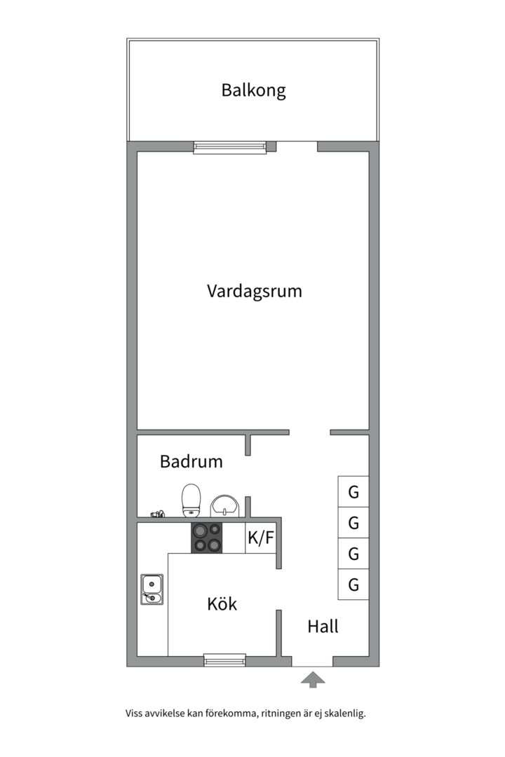 Planlösning från Torggatan 4B, 3tr, Såld i Saltsjöbaden, Nacka