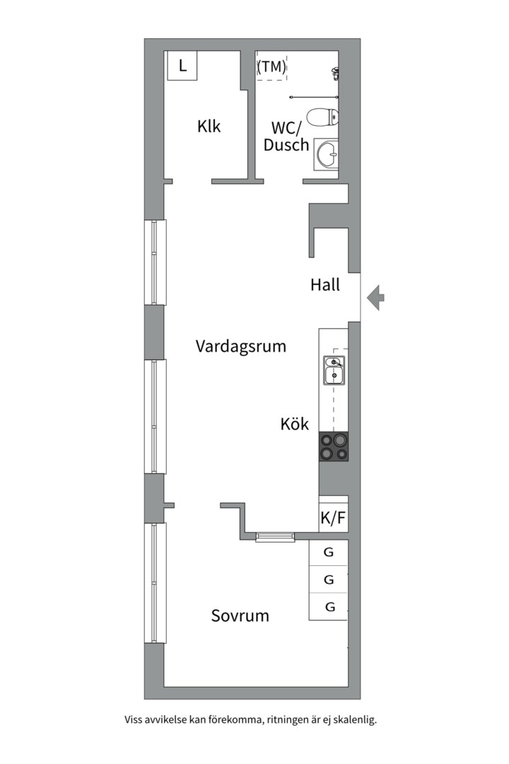 Planlösning från Augustendalsvägen 25, Såld i Nacka Strand, Nacka