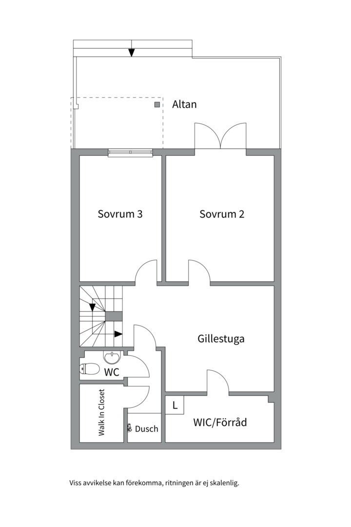 Planlösning från Björkholmsvägen 131, 132 52, Såld i Östra Orminge, Nacka