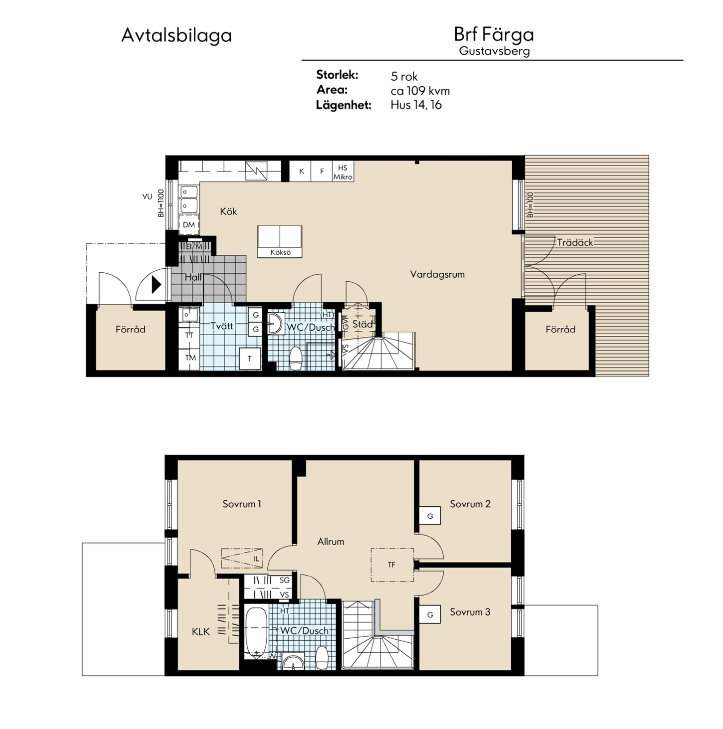 Bostadsbild från Båtvägen 37, Såld i Porslinskvarteren, Värmdö