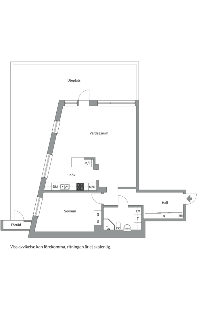 Planlösning från Sjökvarnsbacken 4, Såld i Saltsjöqvarn, Nacka