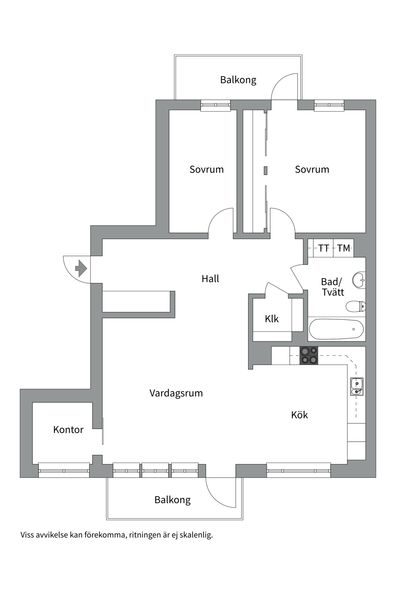Bostadsbild från Muningatan 21, Såld i Kungsängen, Uppsala