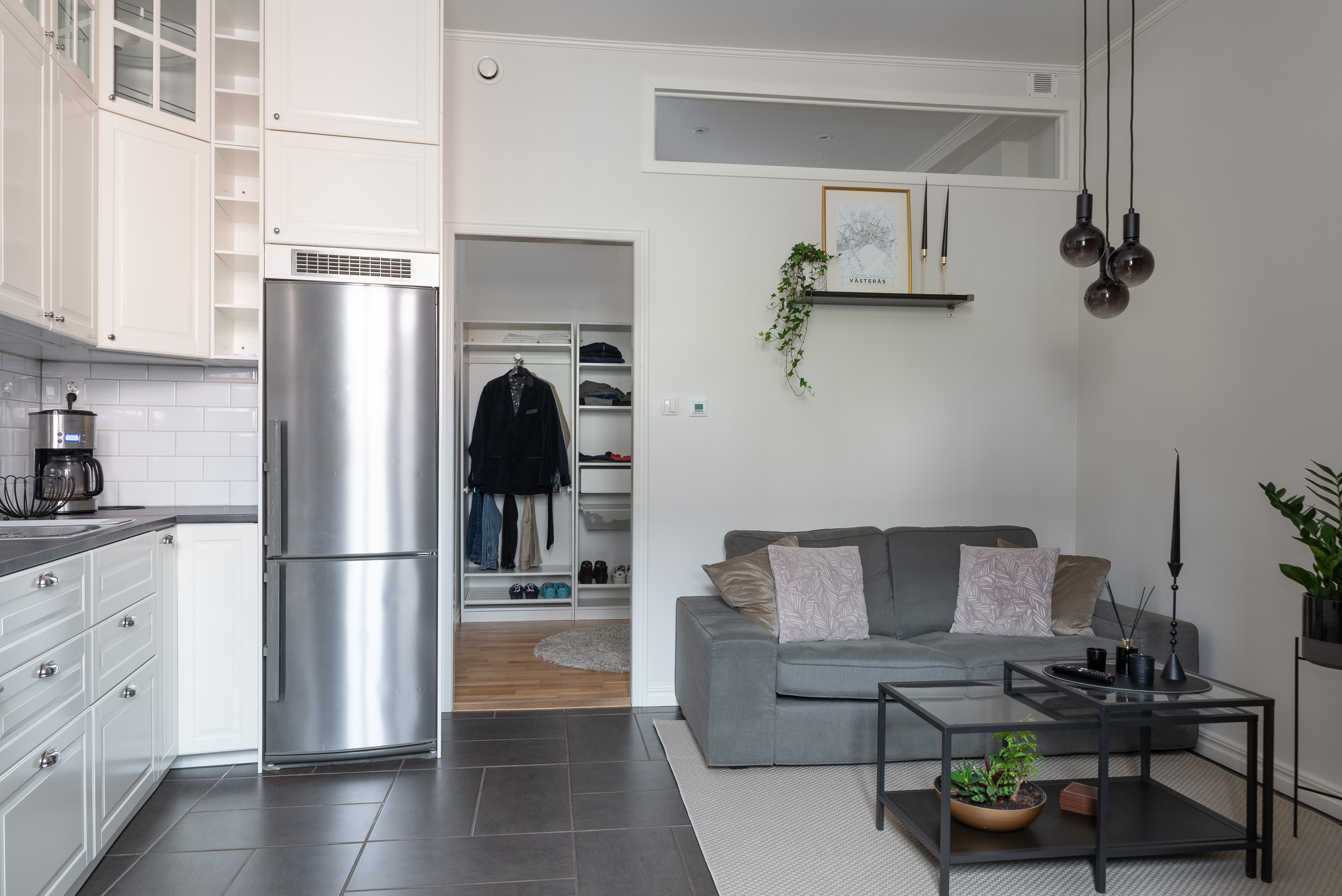 Bostadsbild från Stora gatan 84, Kommande i Oxbacken, Västerås