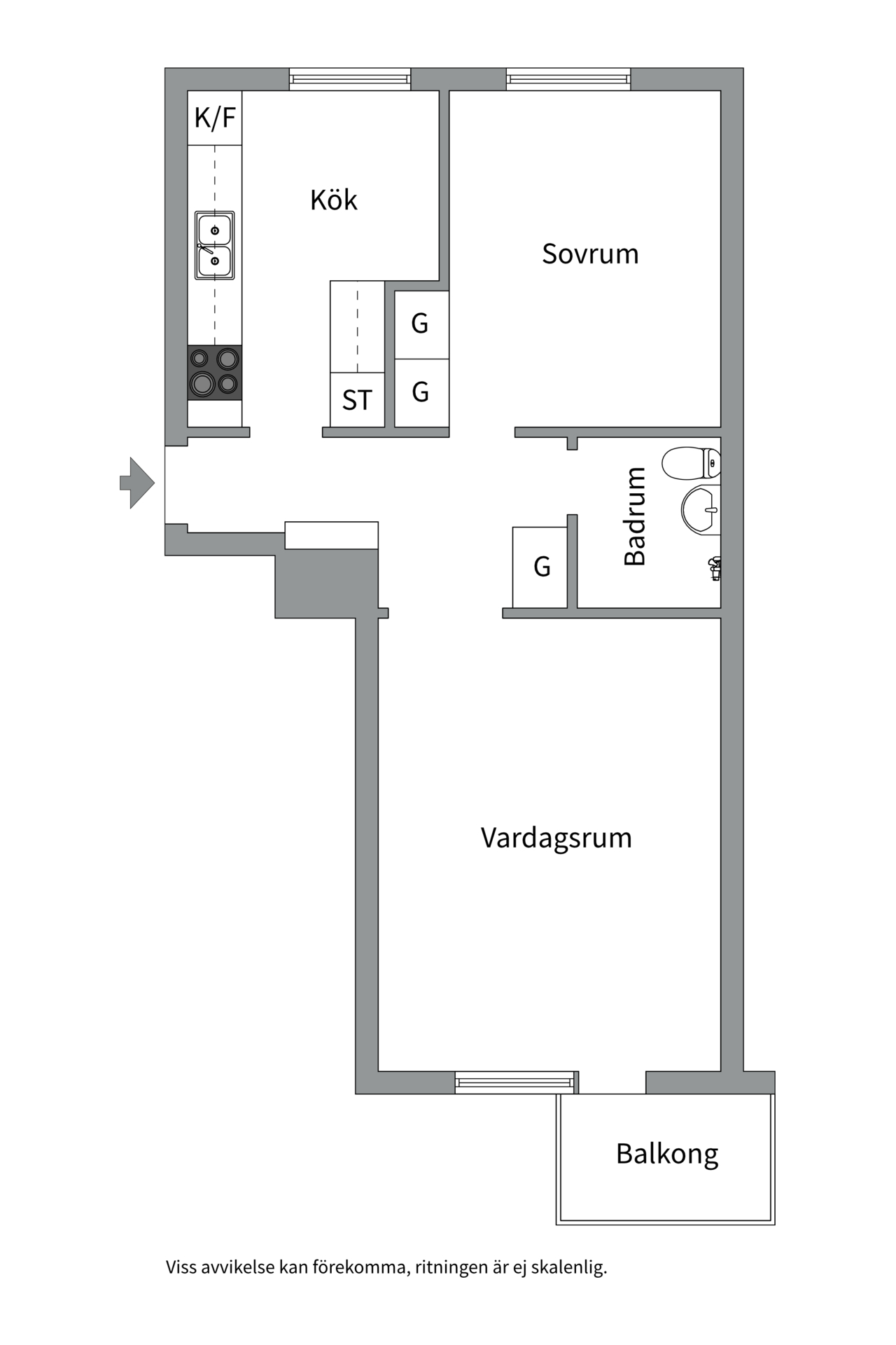Bostadsbild från Viktoriagatan 6 C, Såld i Luthagen, Uppsala