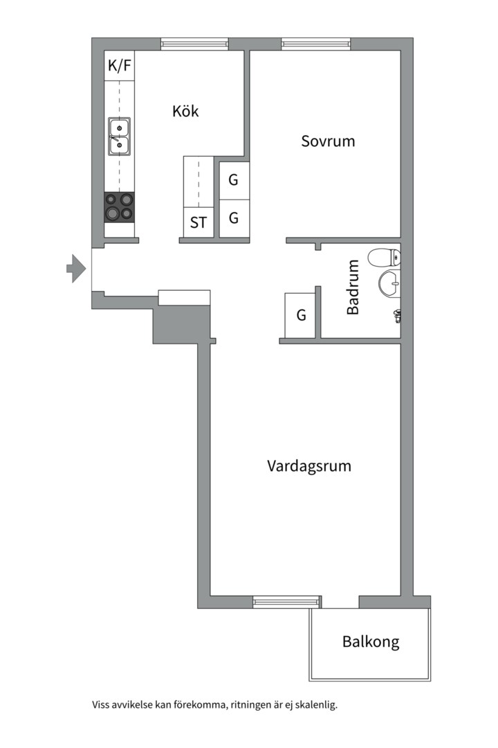 Bostadsbild från Viktoriagatan 6 C, Såld i Luthagen, Uppsala