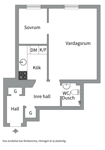 Planlösning från Chapmansgatan 3, Såld i Kungsholmen - Nedre Kungsholmen, Stockholm