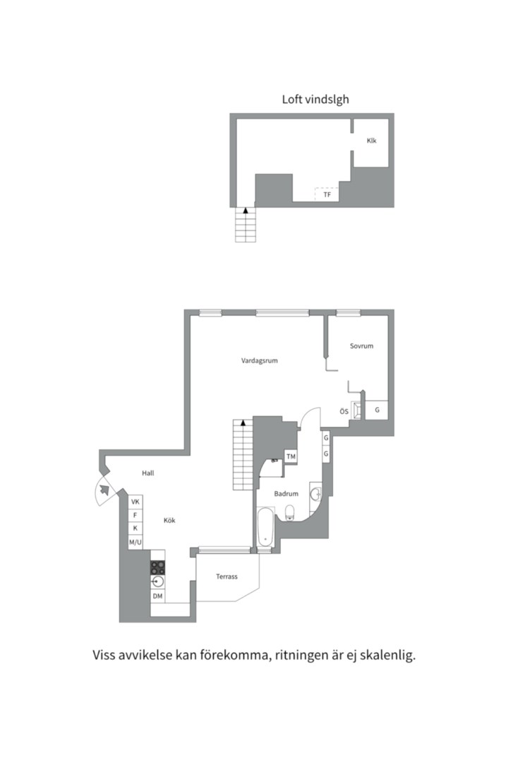 Planlösning från Drottningholmsvägen 13, 6 tr, Såld i Kungsholmen, Stockholm
