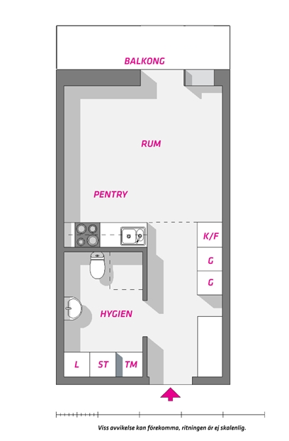 Planlösning från Torgny Segerstedts Allé 27, Såld i Rosendal, Uppsala