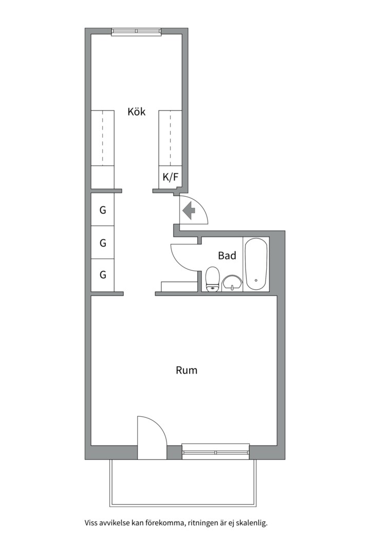Planlösning från Ymergatan 13E, Såld i Fålhagen, Uppsala