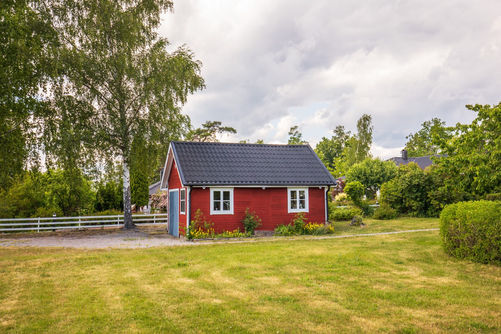 Föreningens hus för trädgårdsförvaring