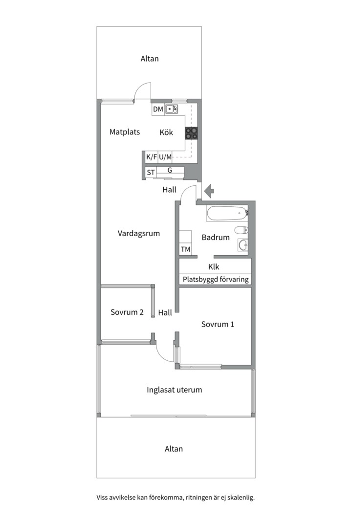 Planlösning från Sickla Allé 23, Kommande i Sickla Allé, Nacka