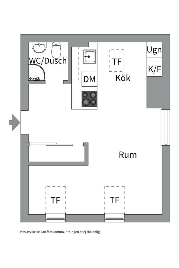 Planlösning från Per Hallströms Väg 10, Kommande i Forum Nacka, Nacka