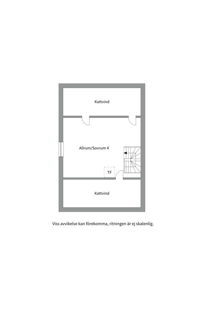 Planlösning från Örnklovägen 9A, Såld i Kolvik, Värmdö