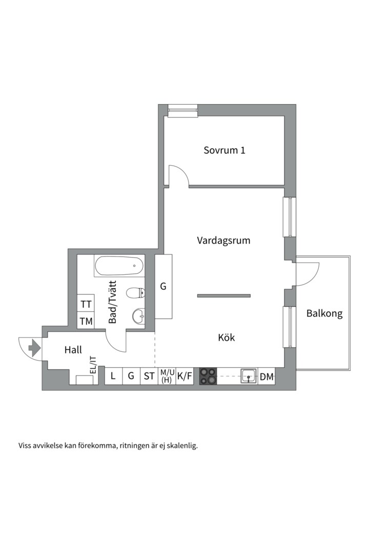 Planlösning från Tollare Ängsväg 24, Kommande i Tollare, Nacka