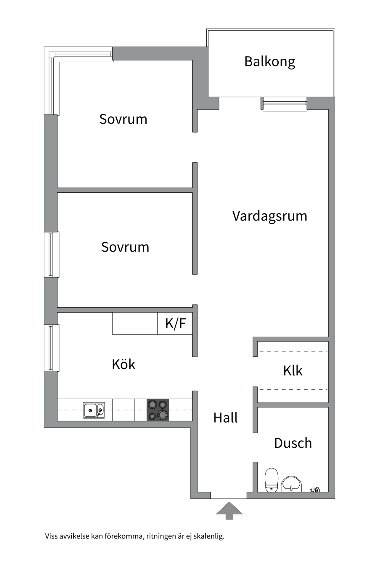 Bostadsbild från Kungsängsgatan 41A, Såld i Centrum, Uppsala