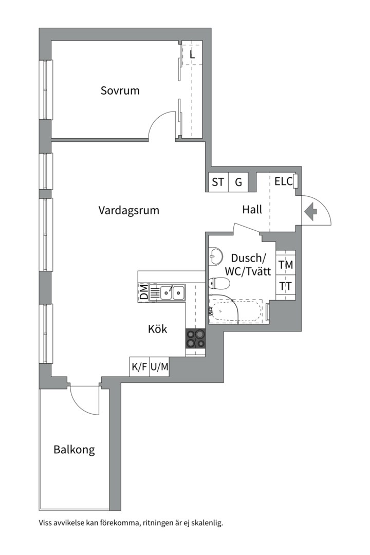 Planlösning från Tollareslingan 12, 6tr, Kommande i Tollare, Nacka