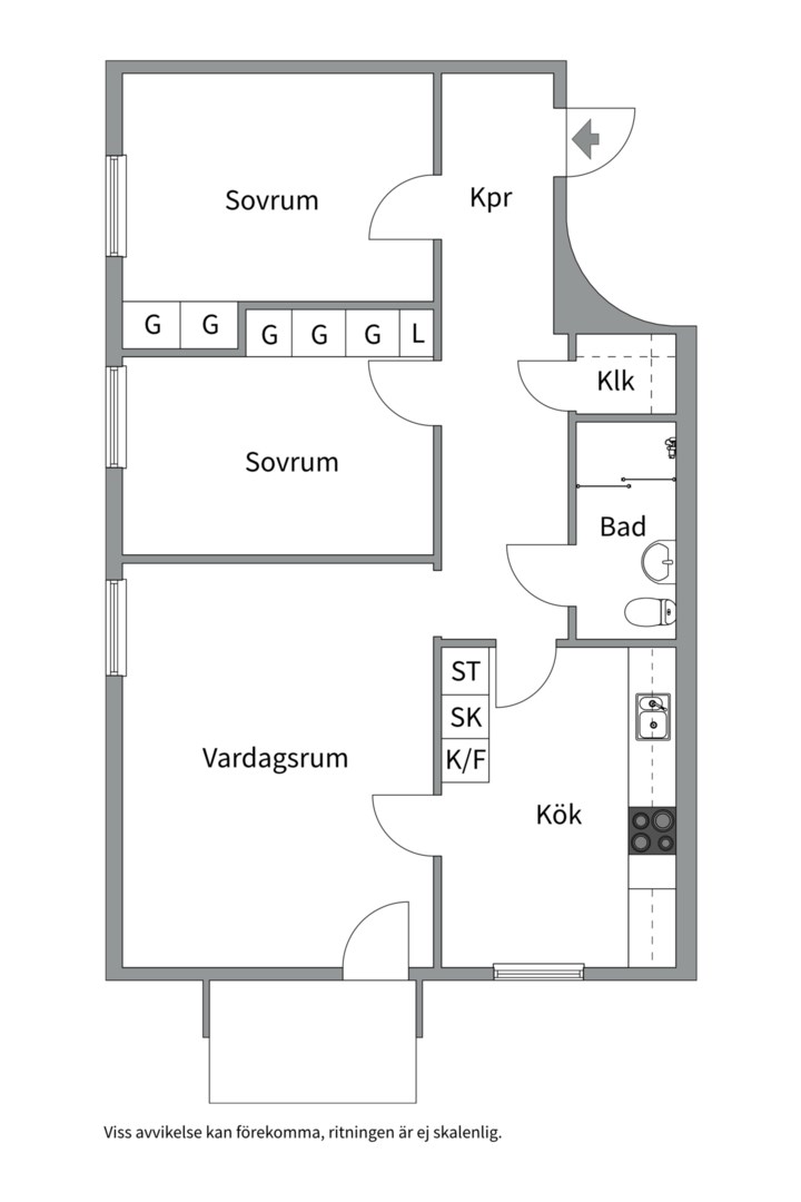 Planlösning från Lodvägen 12, 7tr, Såld i Edsberg, Sollentuna