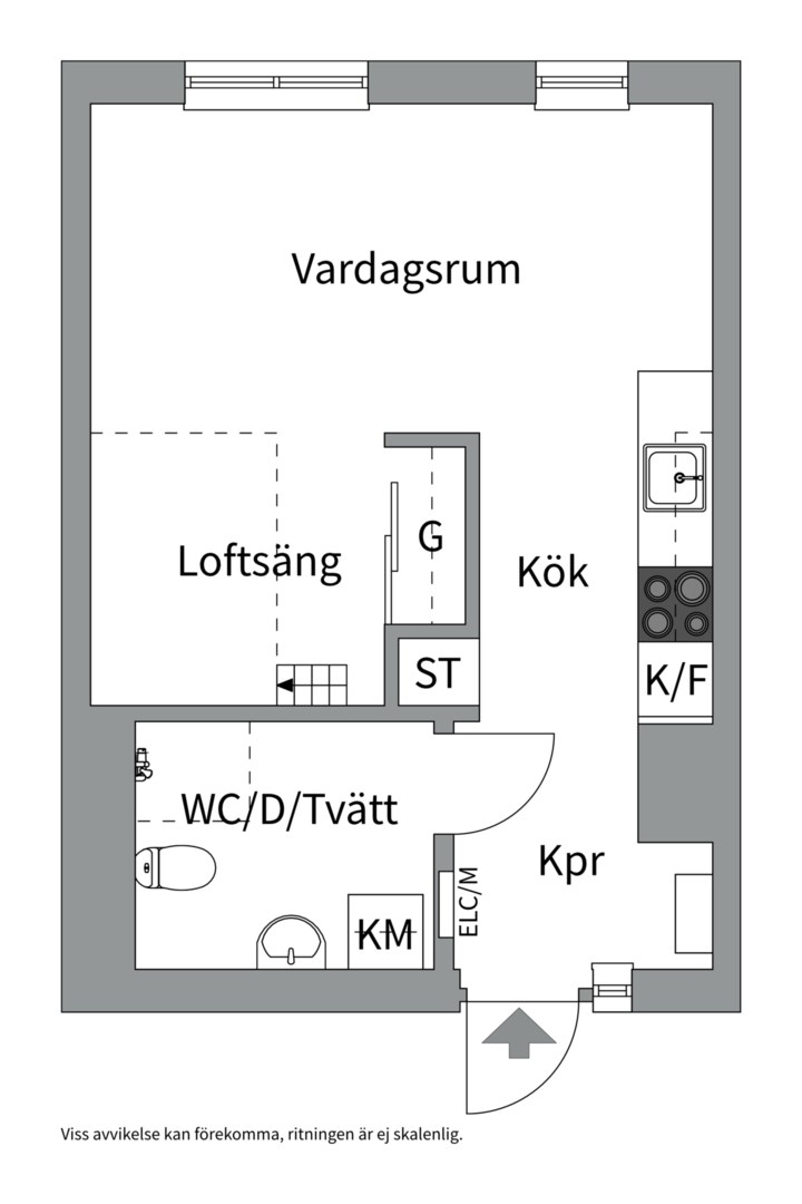 Planlösning från Sadelgatan 9C, Såld i Täby Park, Täby
