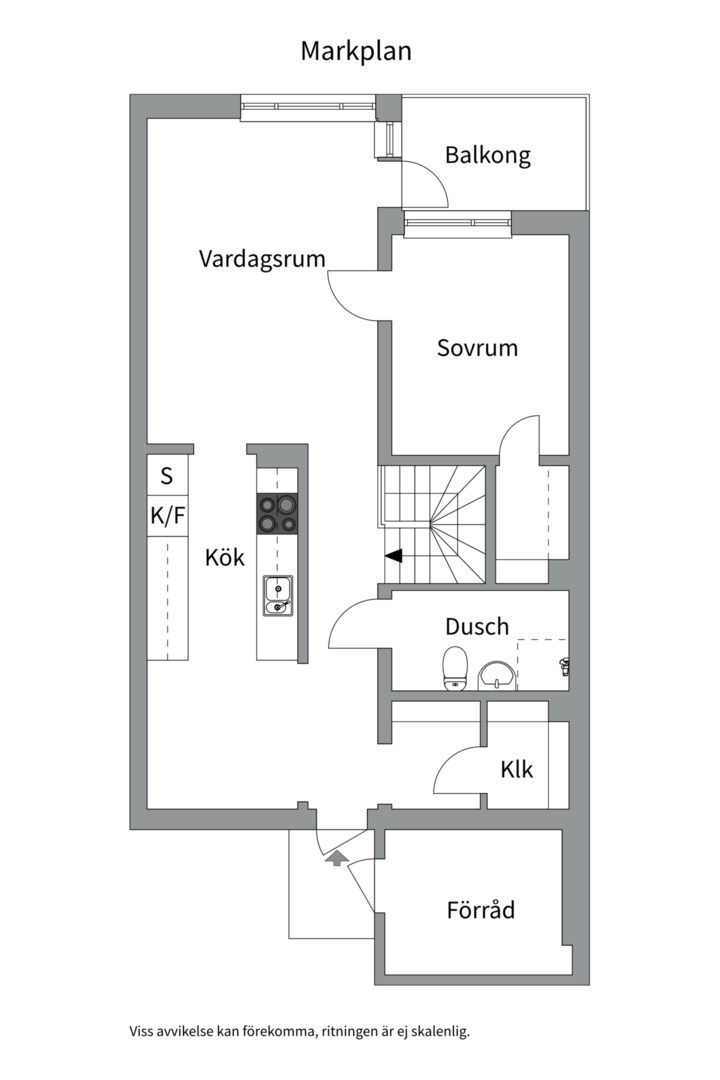 Planlösning från Berguddsvägen 7, Såld i Bergudden - Saltsjöbaden, Nacka