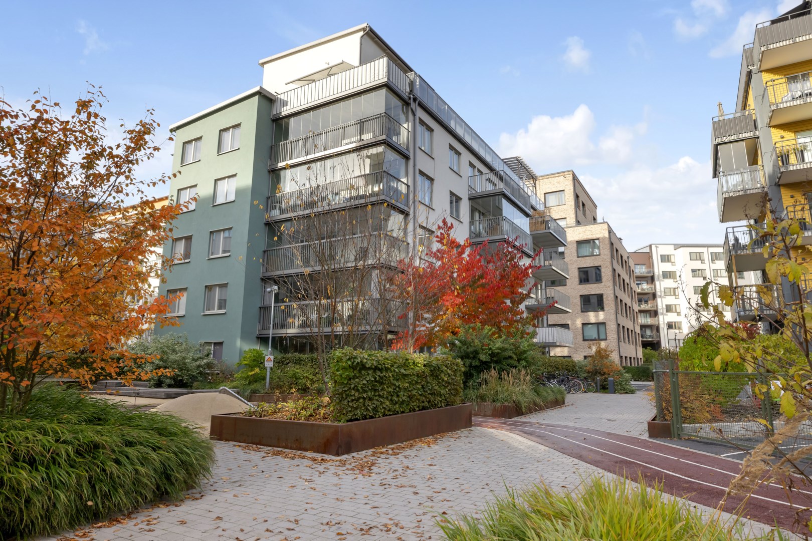 Bostadsbild från Orgelgatan 10, Kommande i Kapellgärdet, Uppsala