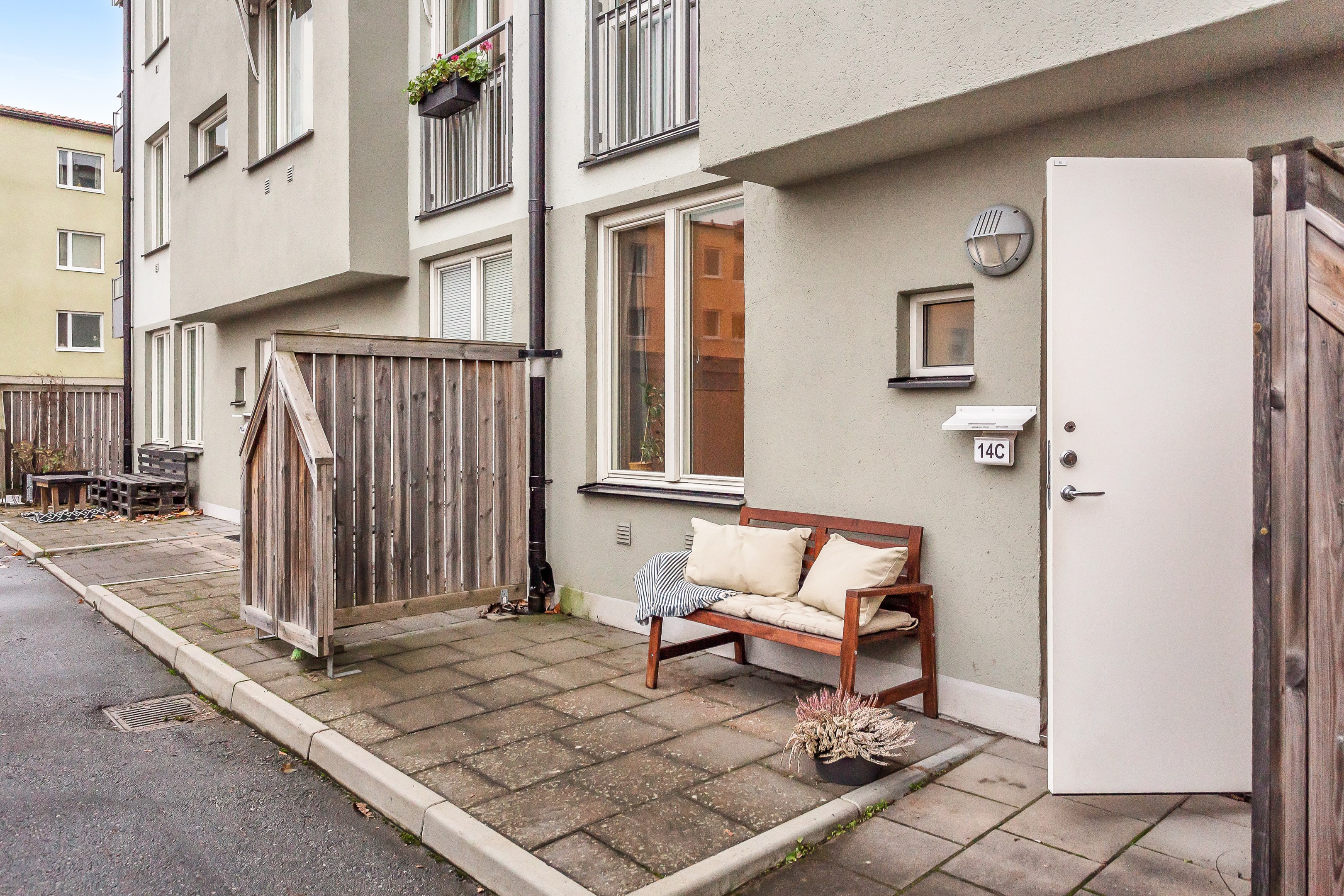 Bostadsbild från Petterslundsgatan 14C, Kommande i Fålhagen, Uppsala