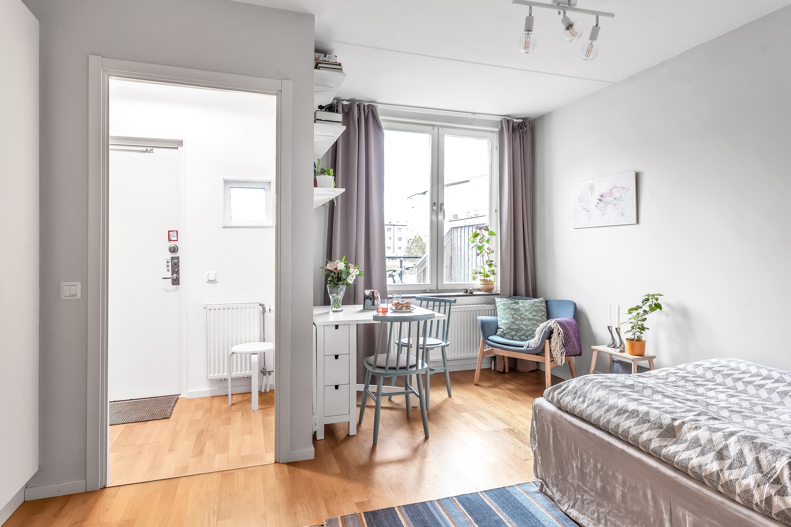 Bostadsbild från Petterslundsgatan 14C, Kommande i Fålhagen, Uppsala