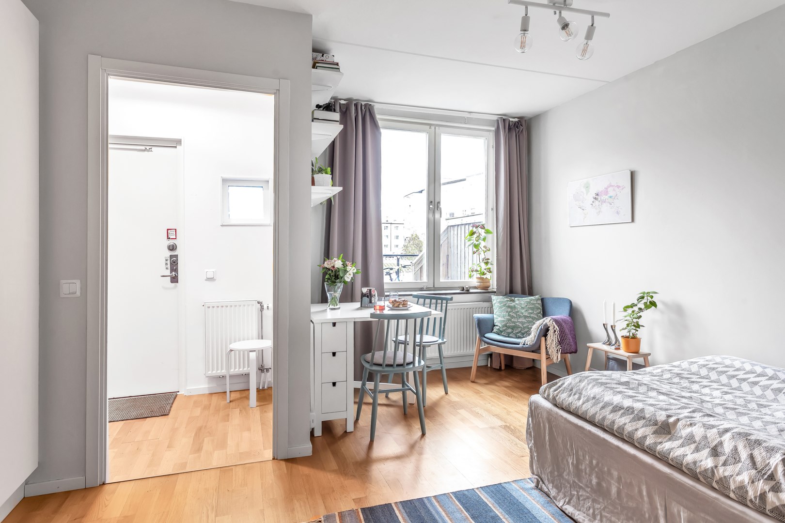 Bostadsbild från Petterslundsgatan 14C, Kommande i Fålhagen, Uppsala