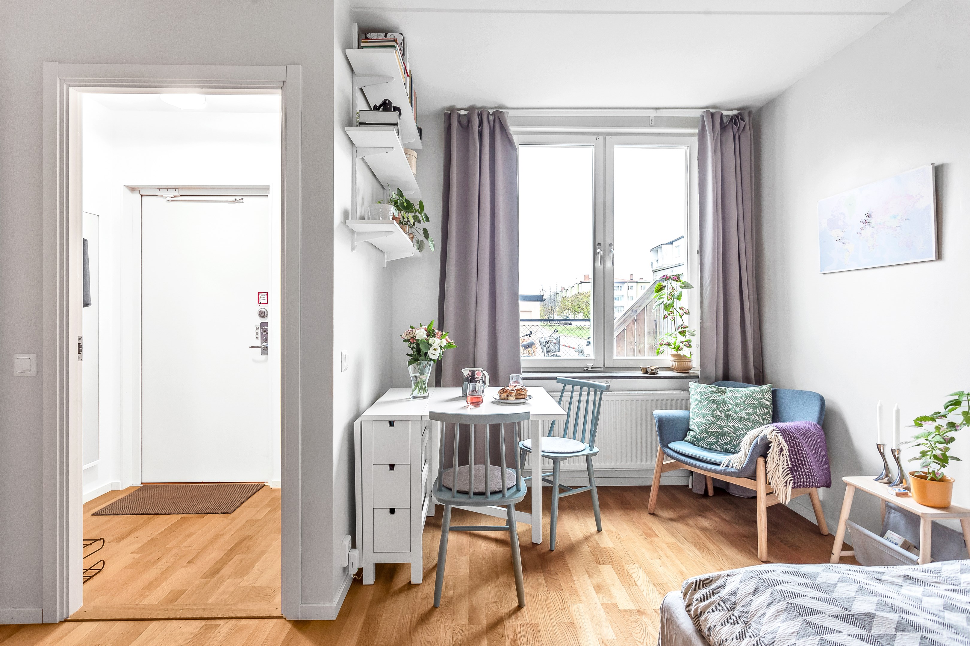 Bostadsbild från Petterslundsgatan 14C, Kommande i Fålhagen, Uppsala